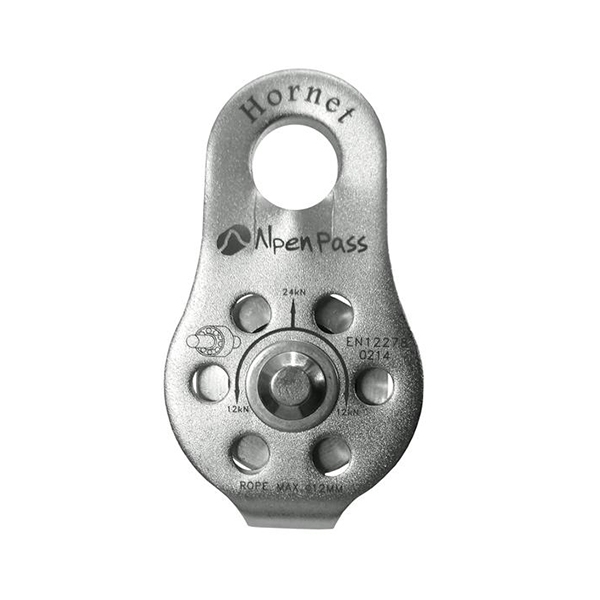 HORNET - POLIA SIMPLES DE PLACAS FIXAS INOX, ROLAMENTADA - Imagem 2