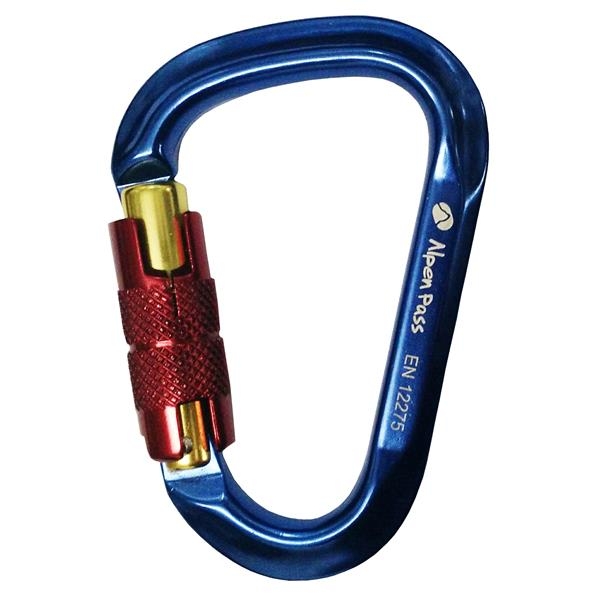 JUMT - MOSQUETÃO HMS COM TRAVA AUTOMÁTICA TWISTLOCK