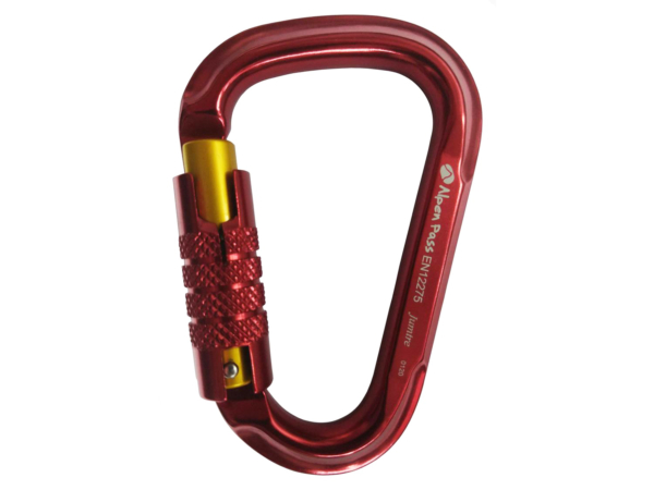 JUMTRE - MOSQUETÃO HMS COM TRAVA AUTOMÁTICA TWISTLOCK 3 MOVIMENTOS