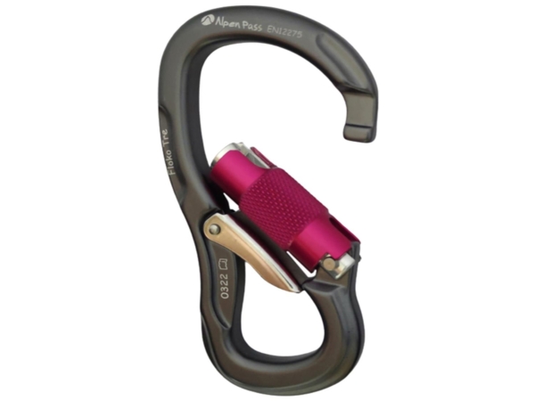 FLOKO TRE - MOSQUETÃO HMS COM TRAVA AUTOMÁTICA TWISTLOCK 3 MOVIMENTOS E GATILHO INTERNO - Imagem 3