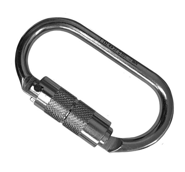 APOAU-K - MOSQUETÃO OVAL COM TRAVA AUTOMÁTICA KEYLOCK - Imagem 2